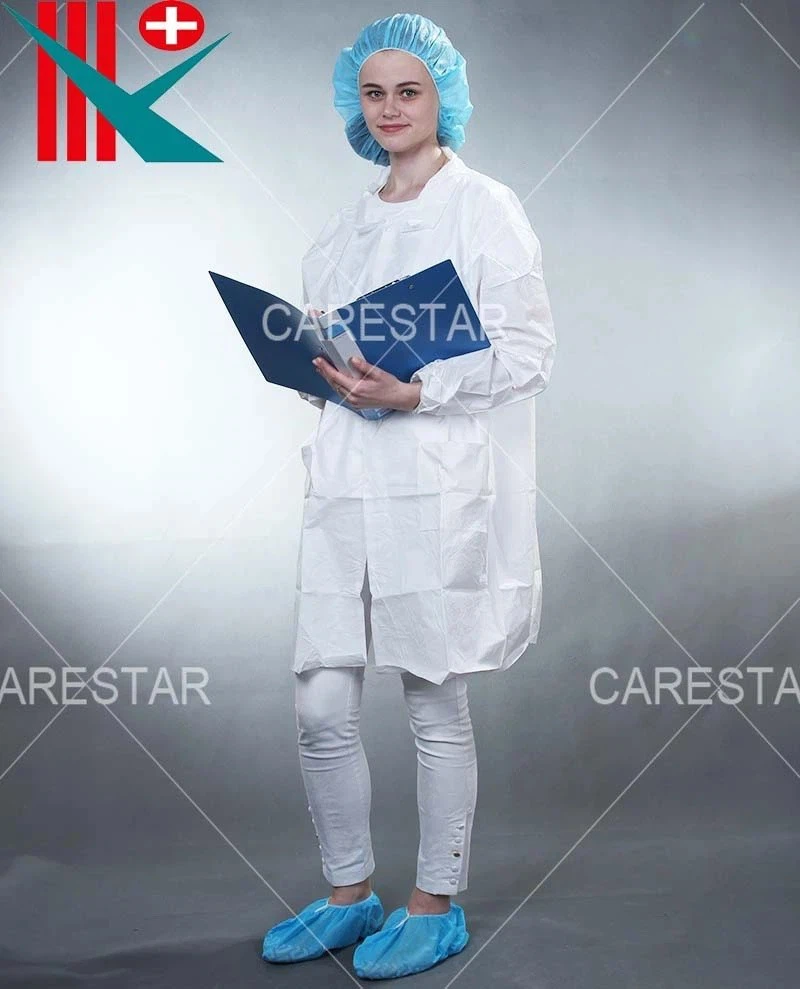 Knee-length Tyvek Disposable Lab Coats suppliers