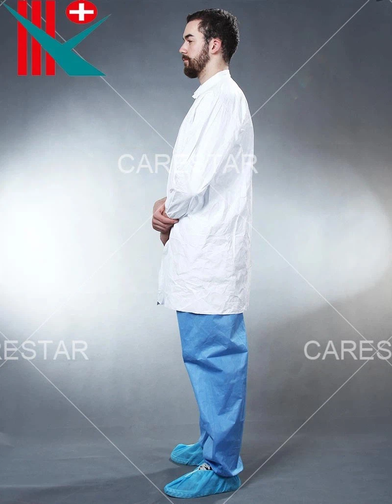 Knee-length Tyvek Disposable Lab Coats factory